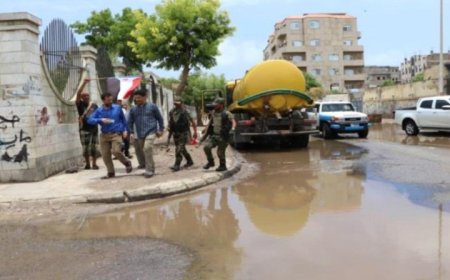 قوات الحزام الأمني في العاصمة عدن تباشر تنفيذ خطة طوارئ لاحتواء سيول الحسوة بمديرية البريقه...