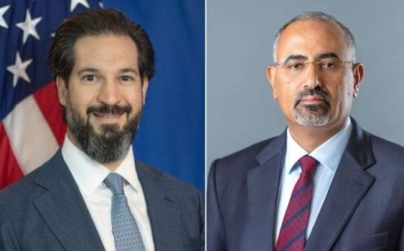 الزُبيدي يبحث مع جونثان مستجدات الأوضاع الإنسانية والتعافي الاقتصادي ..