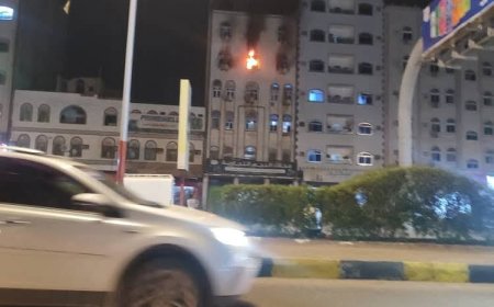 عاجل:حريق يلتهم شقة سكنية في دار سعد بعدن(صور)
