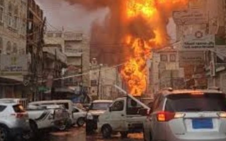 اثار الضربات الاسرائيلية ضد الحو,,ثيين ...