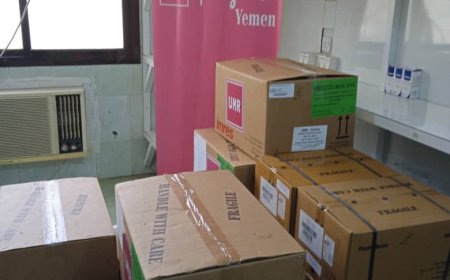 مكتب صحة التواهي يشكر منظمة UMR لدعمها مركز الفتح بالأدوية والمستلزمات الطبية