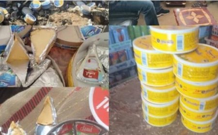 الأجهزة الرقابية في شبوة تصادر وتتلف كميات كبيرة من الأجبان الفاسدة..