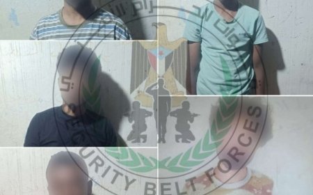 قوات الحزام الأمني في العاصمة عدن تنفذ ثلاث عمليات ناجحة وتضبط عصابة تقطع...