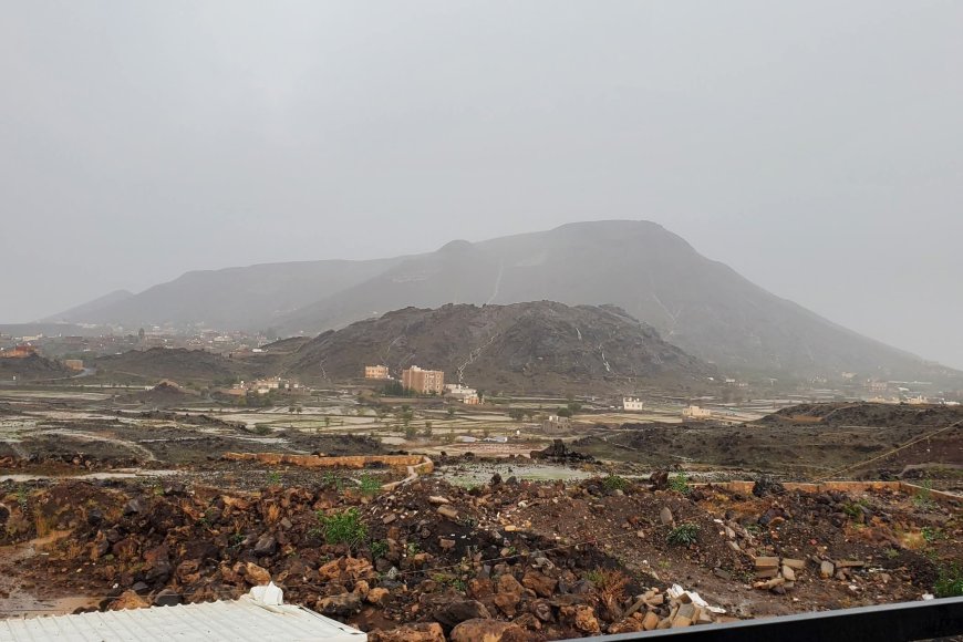 أمطار غزيرة وسيول غير مسبوقة تضرب جنوب صنعاء
