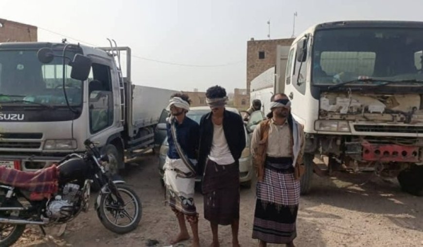 الاجهزة الأمنية في أبين تضبط عصابة لتهريب المهاجرين..