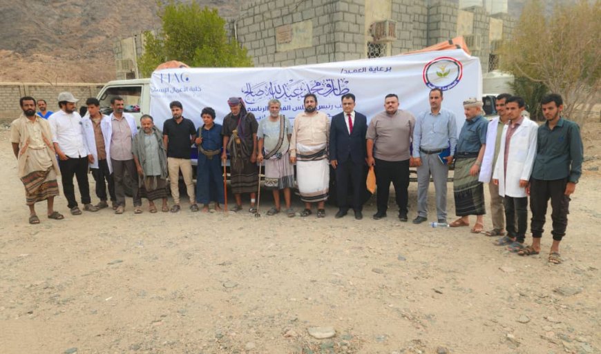 مدير عام مكتب الصحة العامة والسكان بمحافظة البيضاء يقدم الشكر والتقدير للعميد طارق صالح