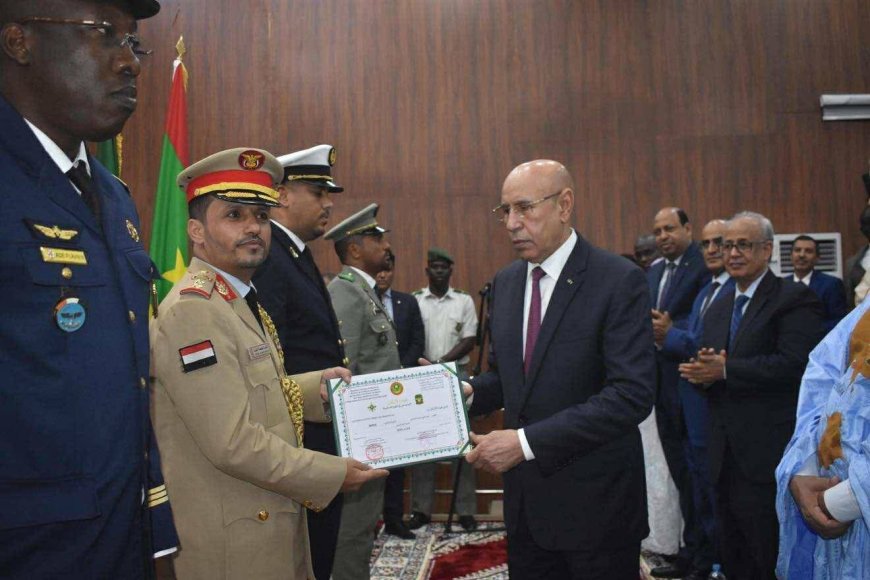 ضباط يمنيون يحققون تفوقاً لافتاً في كلية القيادة والأركان موريتانيا