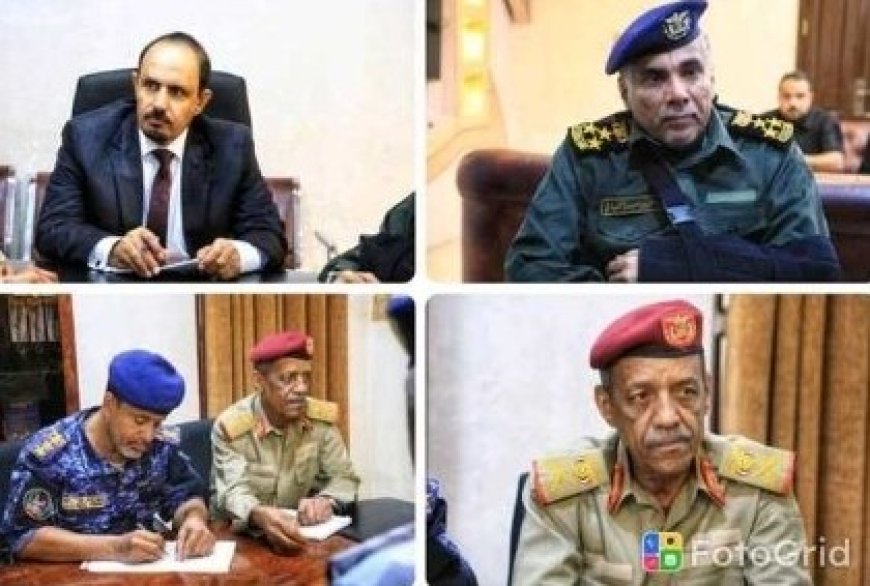 بن ماضي يناقش مع اللجنة الأمنية في حضرموت الأوضاع الأمنية وسبل تعزيز التنسيق بين الأجهزة الامنية....