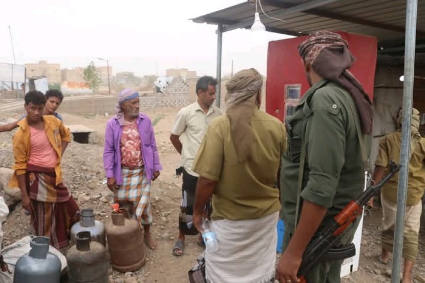 مكتب الصناعة والتجارة بحيس يضبط عدد من محطات الغاز المخالفة بالبيع الجديد....