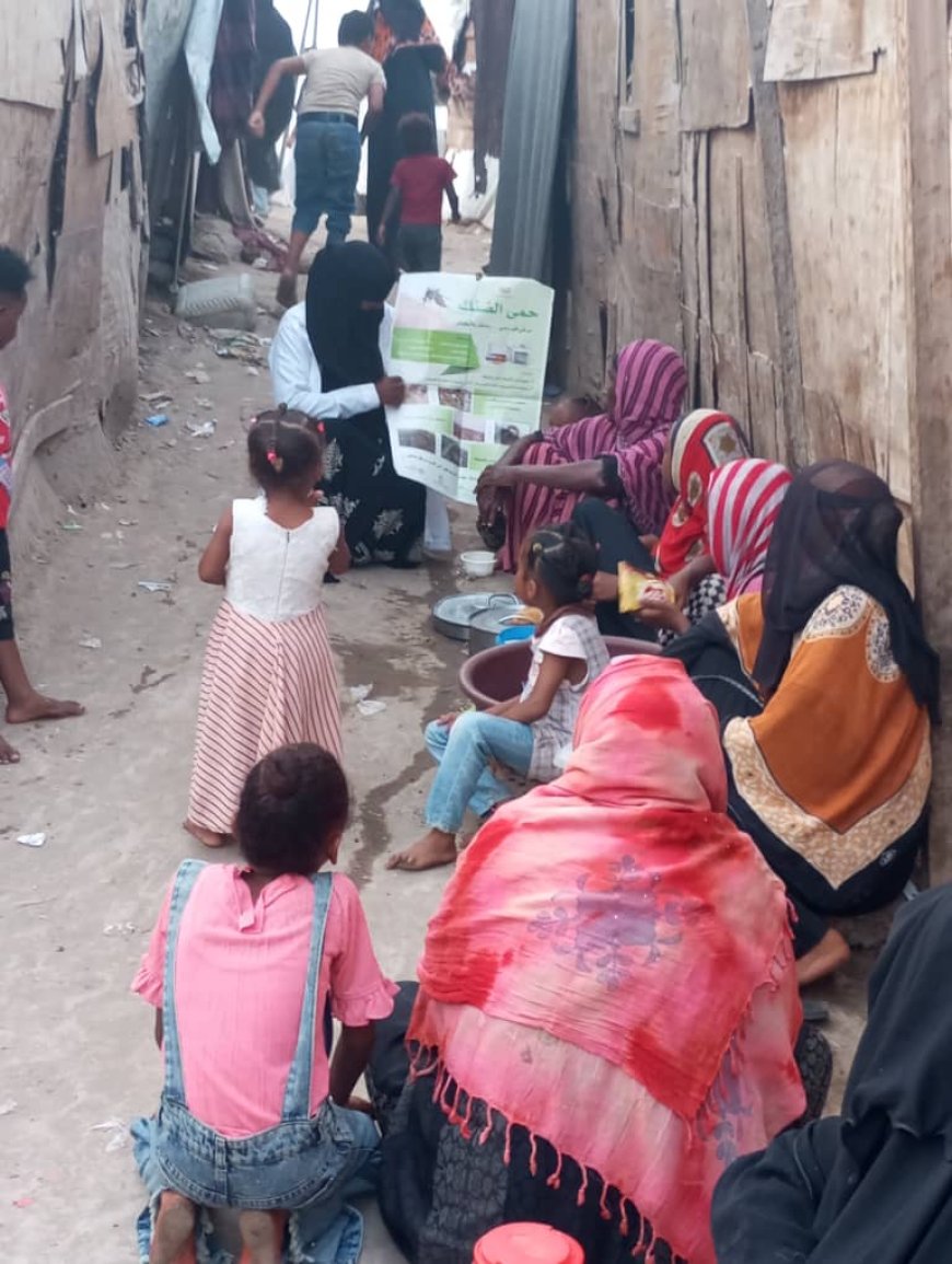 حملة توعوية في الشيخ عثمان لمكافحة المياه الراكدة والبعوض الناقل للأمراض