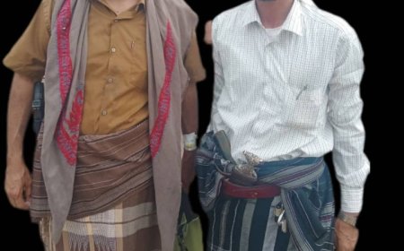 مدير أمن خور عميرة النقيب الصوعري يلتقي بقائد محور الغيضة اللواء مرصع