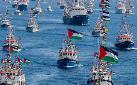 بمشاركة 44 دولة اانطلاق "أسطول الصمود العالمي" نحو غزة...