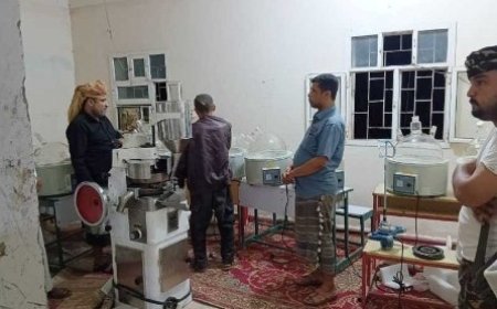 وزارة الداخلية تعلن عن احباط أول مصنع للمخدرات تديره شبكات حو,,ثية. في المهرة ...