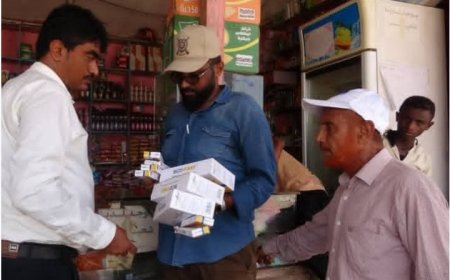مكتب الصحة يضبط أدوية مخالفة تباع في بقالات الخوخة ويحذر من مخاطرها الصحية..