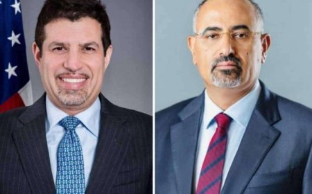 الزُبيدي يشيد بالدور الأمريكي في تنفيذ قرارات حظر الأسلحة وتجفيف منابع تمويل المليشيات، الحو,,ثية ...