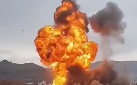 عاجل: هذا سبب وراء النيران الهائلة التي غطت سماء صنعاء عقب الغارة الإسرائيلية