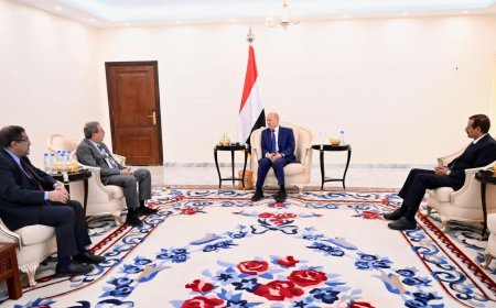 عدن..رئيس مجلس القيادة يشيد بدور السلطة القضائية في دعم برنامج الاصلاحات الشاملة