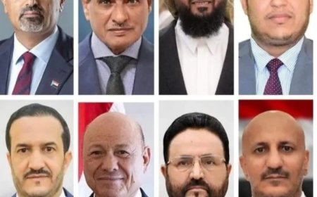 صحفي يكشف عن هذا الأمر الهام بشأن رئيس وأعضاء مجلس القيادةالرئاسي اليمني..