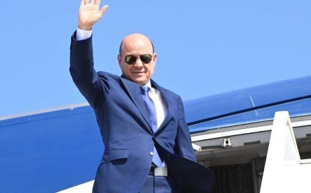 عاجل: بعد وصول الرئيس الزُبيدي الى أبوظبي.. العليمي يتوجه الى الدوحة قطر غد