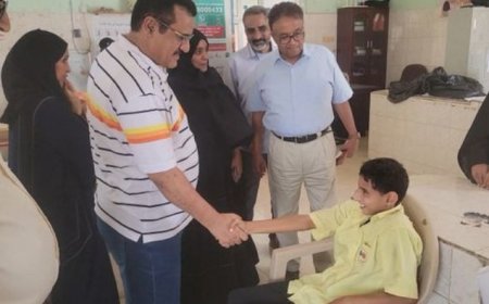 مدير مديرية المنصورة في العاصمة عدن  يشدّد على أهمية إنشاء مدرسة متكاملة تلبي احتياجات الطلاب ذوي الإعاقات المختلفة...