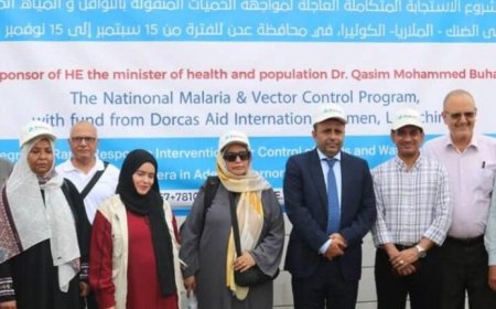حملة عاجلة لمكافحة الملاريا وحمى الضنك والكوليرا في العاصمة عدن...