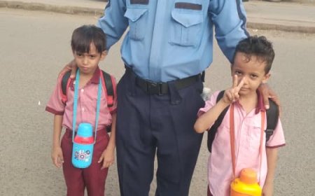 شكر وتقدير وإشادة برجل المرور المنضبط جميل سالم عيدروس