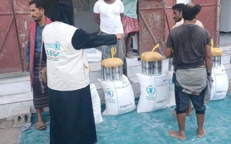 الوحدة التنفيذية بالخوخة تدشن توزيع مساعدات الغذاء العالمي...