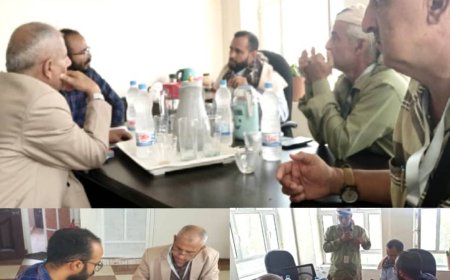 اتفاقيتان بين الزراعة بتعز واللجنة الدولية للصليب الأحمر لإنشاء مشتل للبن ومركز تدريبي للنحل...