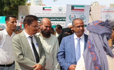 بحضور وزير الشؤون الاجتماعية والعمل وقيادات محلية.. جمعية الحكمة تواصل حملتها الإغاثية في عدن ولحج بتمويل بيت الزكاة الكويتي