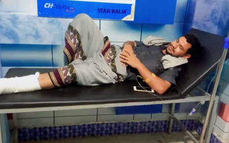 إصابة إعلامي  في حادث مروري بدمت الضالع