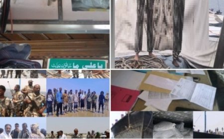 خفر السواحل تعترض مركباً شراعياً هندياً قبالة سواحل محافظة أبين.....