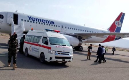 الخليفي: تكلفة السفر عبر طيران اليمنية جواً أقل من الإسعاف البري.. ومطار عتق يفتح أبواب الأمل للمرضى