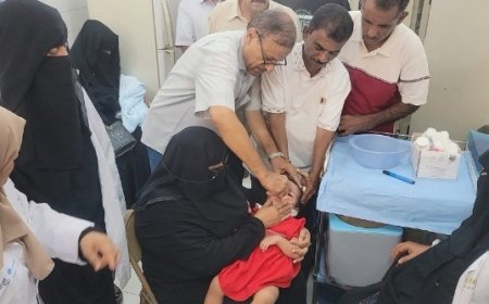 تستهدف أكثر من ( 20 ) ألف طفلاّ وطفلة..محلي المنصورة يدشن حملة التحصين ضد شلل الأطفال..