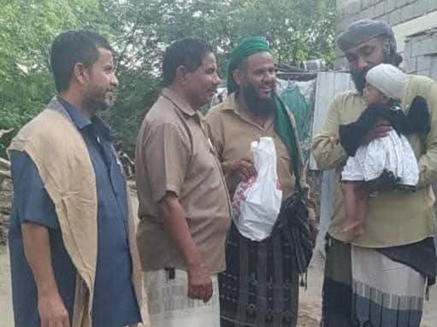 محافظ أبين يوجه بدعم أسرة متضررة من انهيار منزل في مودية