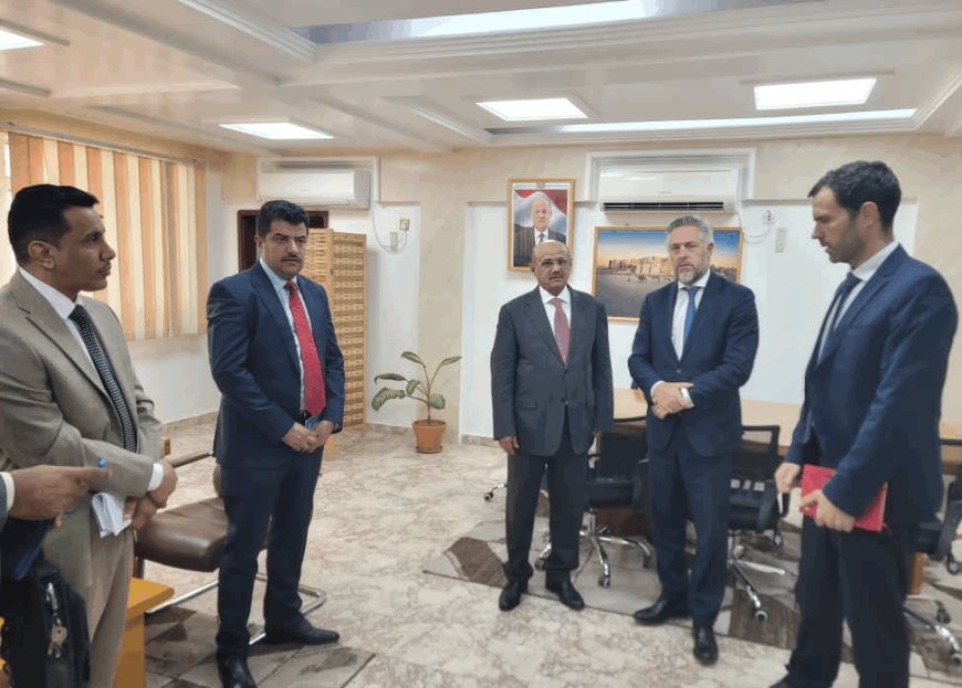 محافظ البنك المركزي يلتقي سفير الاتحاد الأوربي الجديد لدى الجمهورية اليمنية