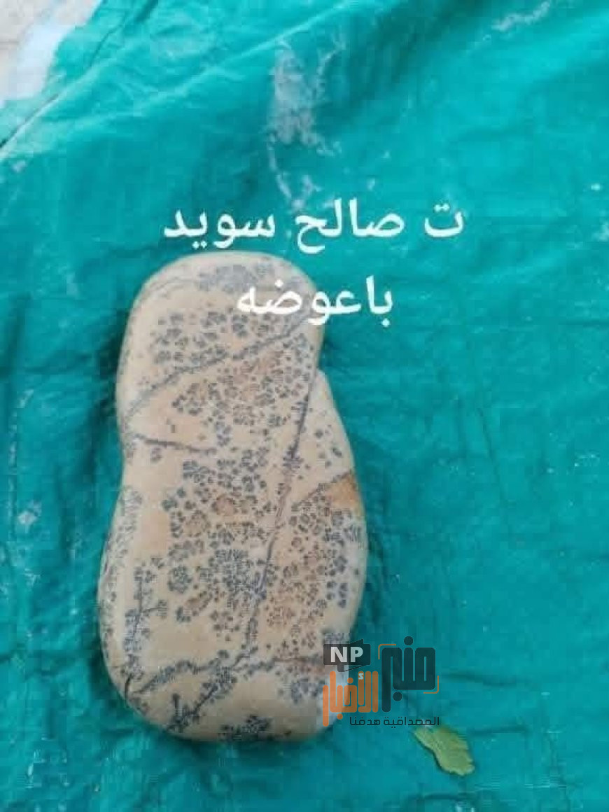 بـ 8750 جنيها إسترلينيا: ناشط يعرض خريطة حجرية قديمة للبيع توثق طريق القوافل بشبوة