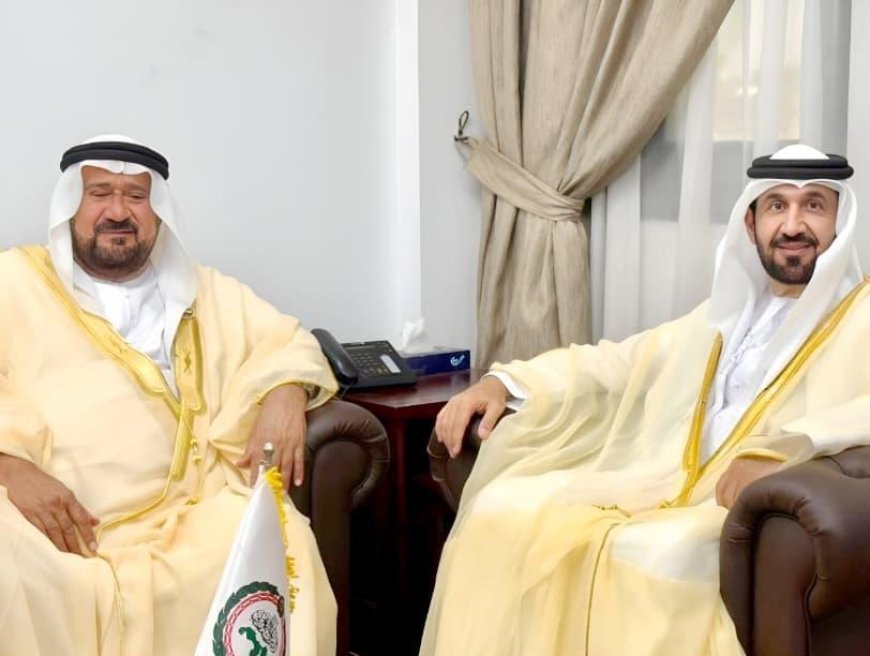 رئيس البرلمان العربي يستقبل المستشار أحمد سودين