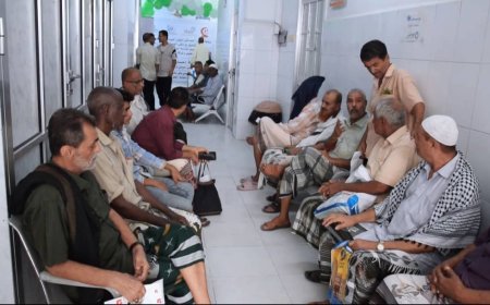 تدشين مخيم طبي مجاني لأمراض القلب والضغط والسكري في خور مكسر – عدن