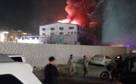 عاجل :حريق كبير يندلع داخل مستشفى العرب في المكلا – حضرموت