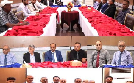 لقاء موسع في العاصمة عدن يناقش إطلاق خطوط ملاحية مباشرة مع دول شرق وجنوب آسيا...