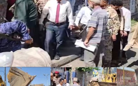 حملة ميدانية شاملة لإزالة طرمبات الغاز والنفط العشوائية والمخالفة في «القاهرة» بتعز...