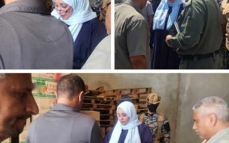 نيابة الصناعة والتجارة في العاصمة  عدن تواصل وتتابع قضايا السلع المضبوطة...