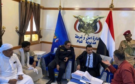 رئيس نيابة استئناف سيئون يطّلع على سير العمل الأمني والقضائي في مديرية شبام...