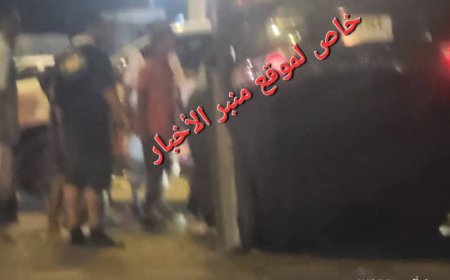 عاجل: انقلاب سيارة أمام جزيرة العمال في خورمكسر وانباء عن إصابات (صور أولية)
