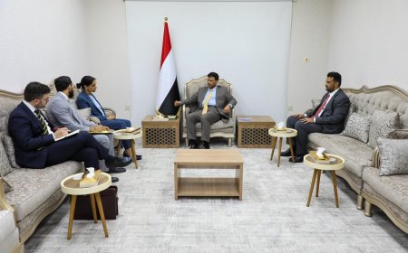 الدكتور عبدالله العليمي يستقبل السفيرة البريطانية ويؤكد متانة العلاقات الثنائية
