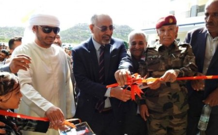 الزُبيدي يؤكد أن افتتاح مجمعي بن زايد يمثل  نقطة تحول نوعية في مسار التعليم بمحافظة الضالع...