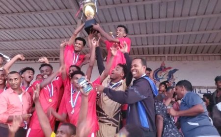 حسان أبين يتوج بكأس 14 أكتوبر على حساب الوفاق بالخوخة ..