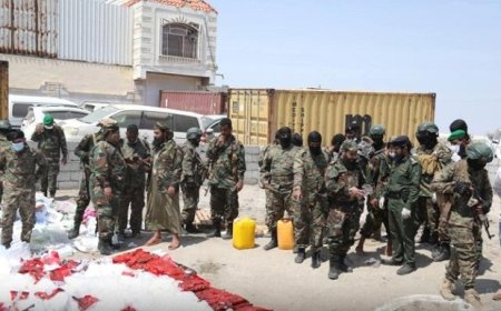 الاجهزة الأمنية في العاصمة عدن تتلف طناً من المخدرات...