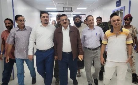 الداؤودي يتفقد مشروع إعادة تأهيل قسم الطوارئ بمستشفى خليفة في المنصورة..