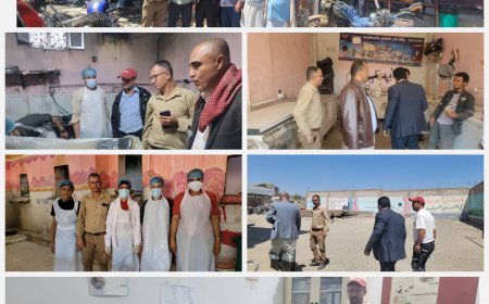 المدير العام بكر الشاعري: حملة التفتيش مستمرة لضمان سلامة المواطنين بمديرية قعطبة